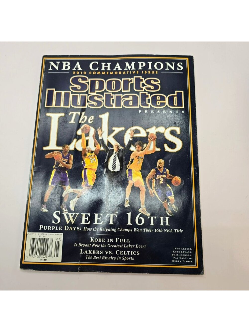 NBA Champions 2010 Sports Illustrated Commemorative Issue Kobe Bryant BA201